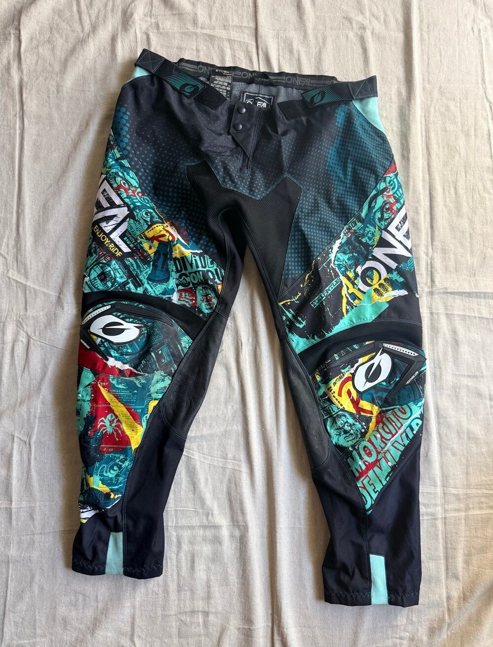O'Neal Mayhem Lite Savage Multi Motocross Dirt Bike Pants Men's Size 42 Off Road